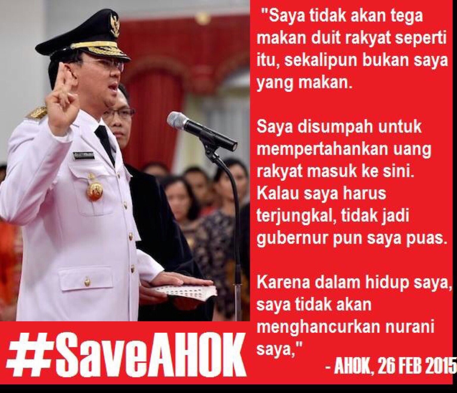 Ahok is the best