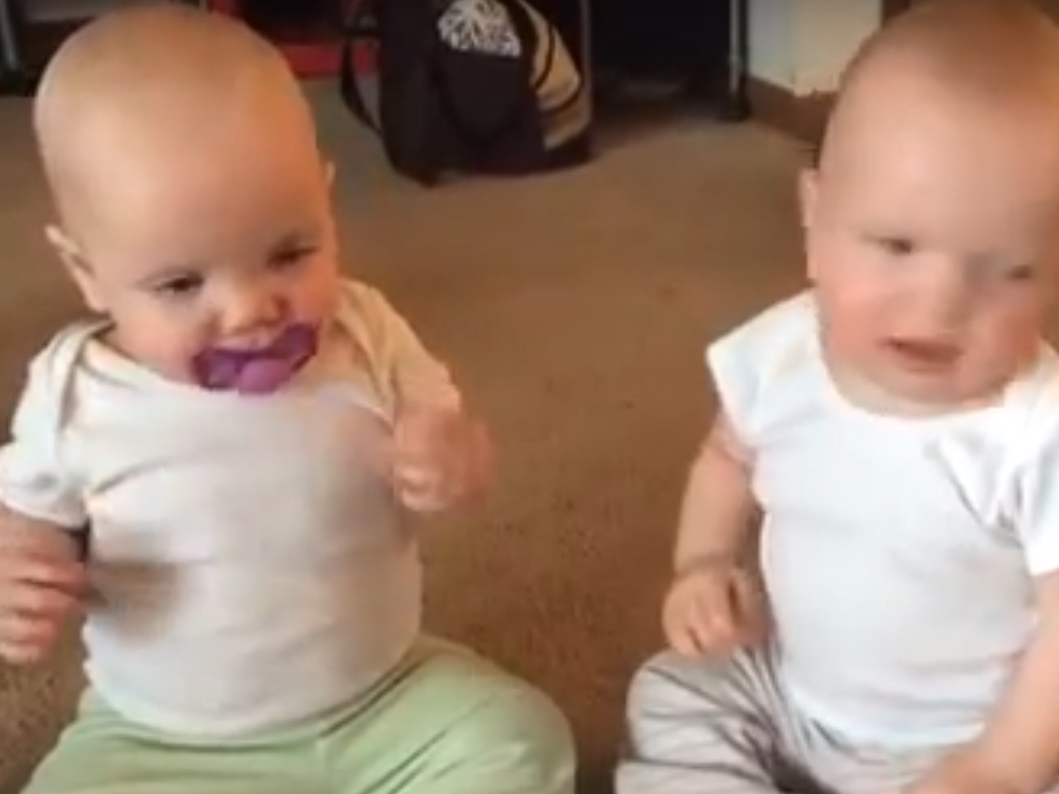 lucunya bayi kembar ini bertengkar. Kamu akan terkejut alasan mengapa mereka berkelahi